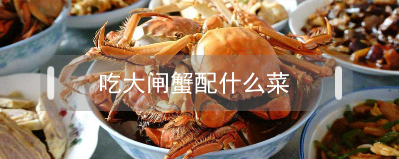 吃大閘蟹配什么菜