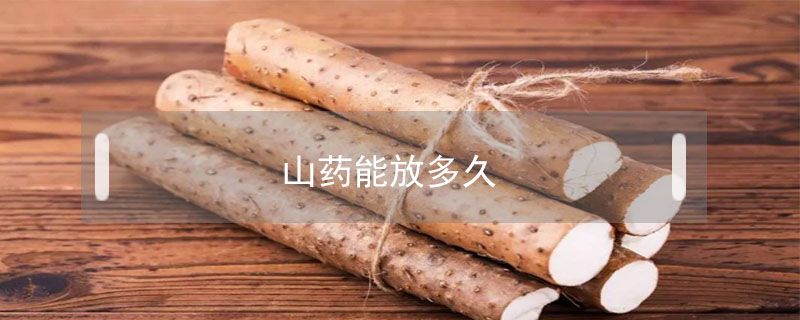 山藥能放多久