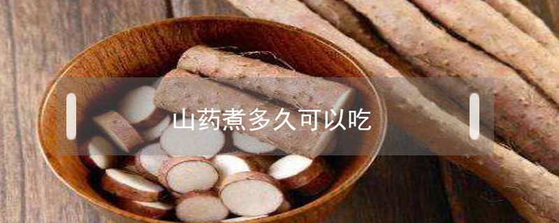 山藥煮多久可以吃