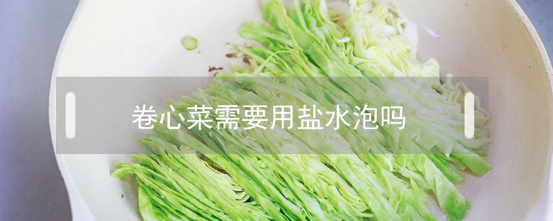 卷心菜需要用鹽水泡嗎