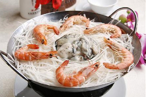 白蘿卜和蝦能一起吃嗎