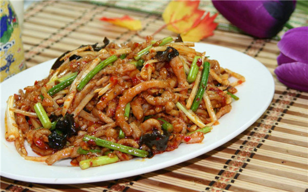 魚香肉絲的家常做法