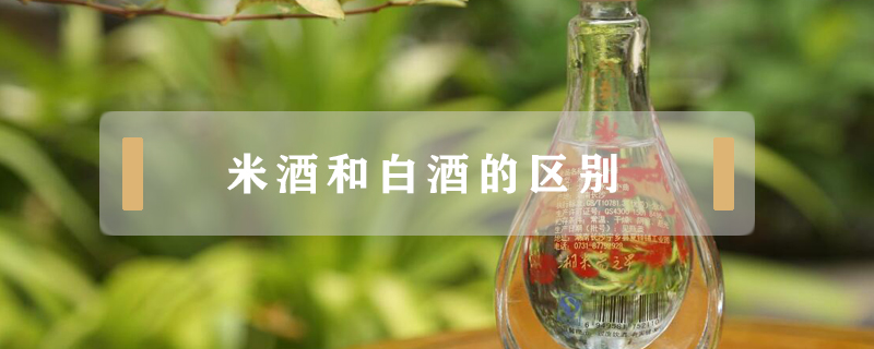 米酒和白酒的區別