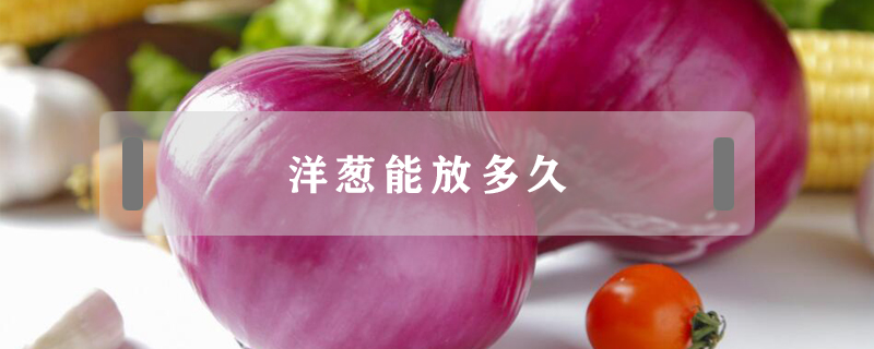 洋蔥能放多久