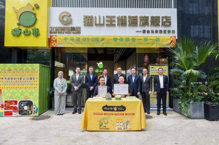 中國境內首個馬來西亞“黑刺榴蓮產地證書”落地廣西