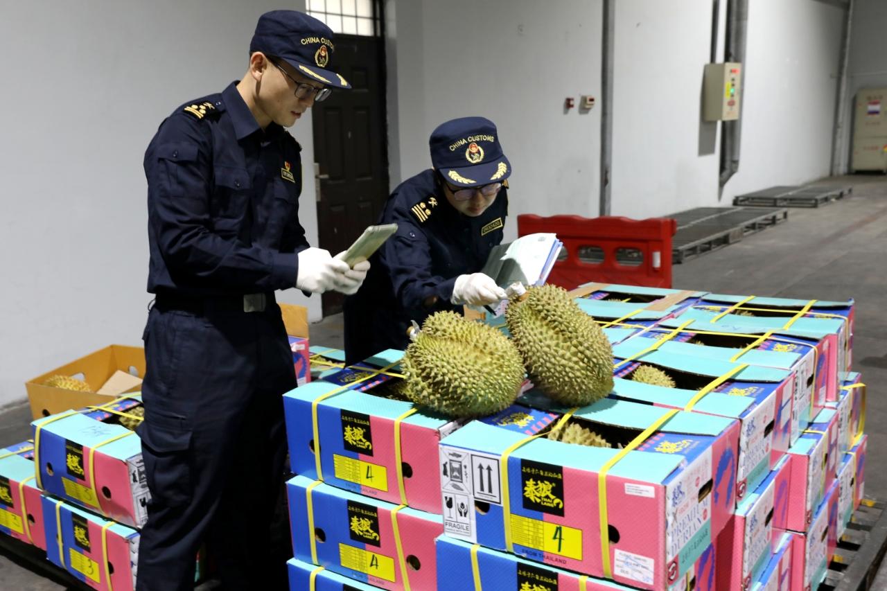 泰國榴蓮：大連空運口岸迎來首批樹熟金枕