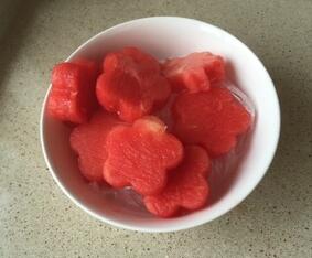 西瓜盆栽水果拼盤做法步驟圖  讓你的食欲幸福得像花兒